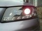 Preview: LED Tagfahrlicht-Design Scheinwerfer für Audi A3 8P 04-08 schwarz